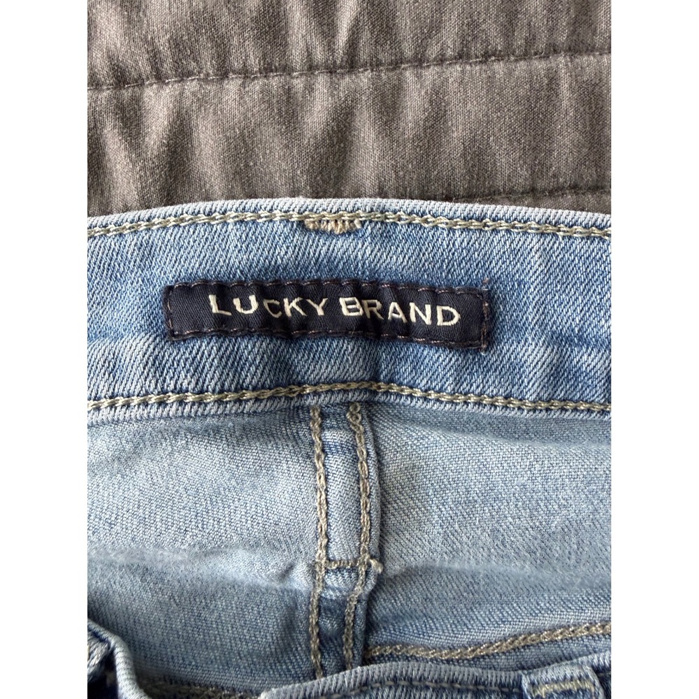 Lucky Brand Bridgette High Rise Skinny Jeans Light Wash Blue Denim 6 28R - Picture 3 of 11